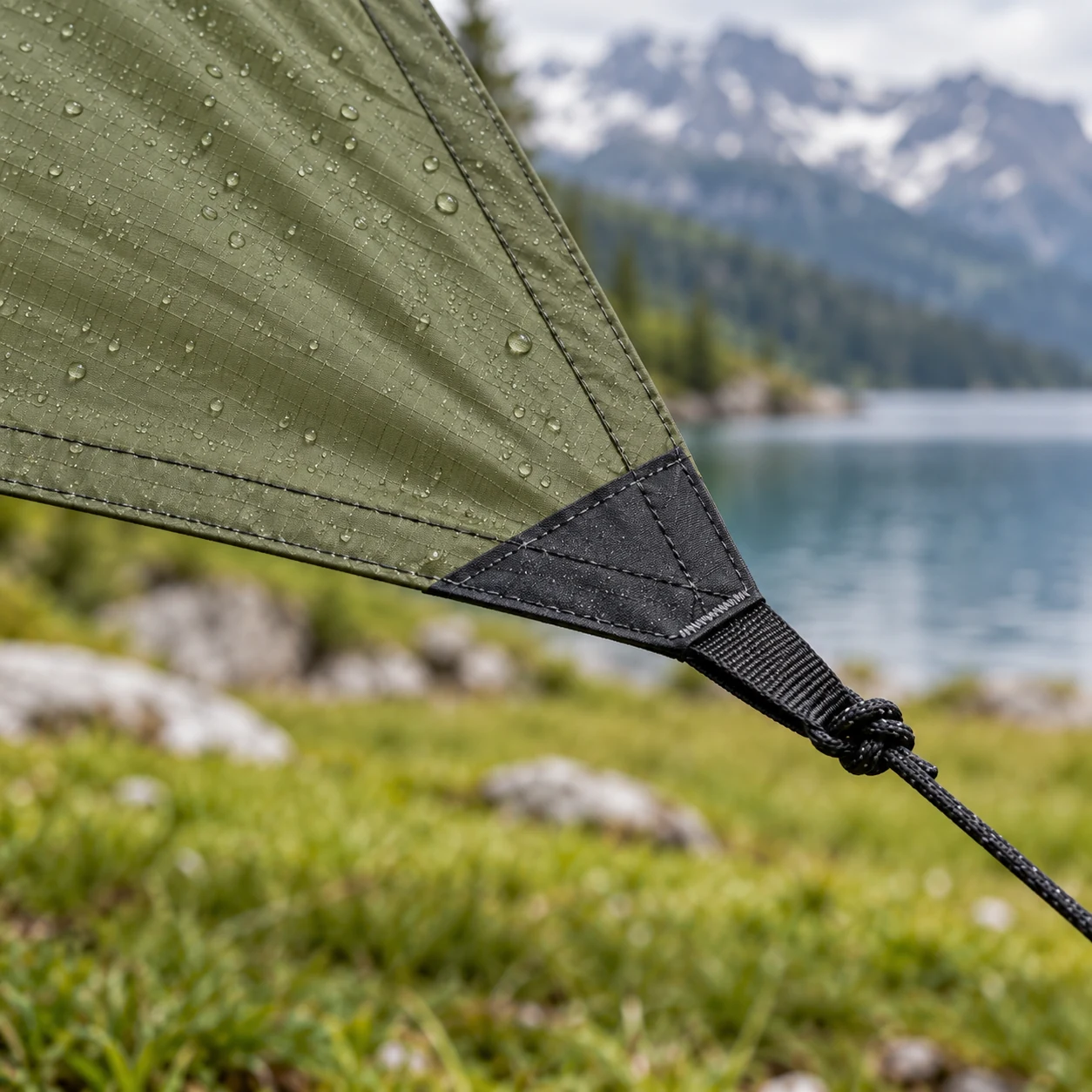 NORDLYN Shelter &ndash; Trail Tarp &ndash; nordlyn shelter detail